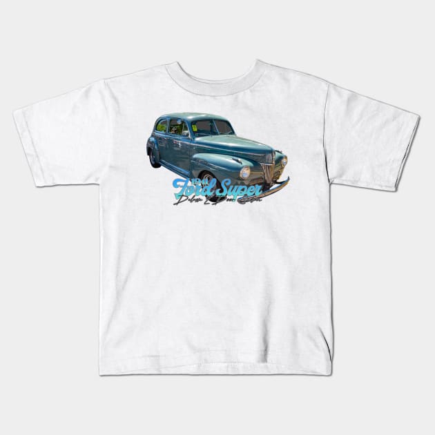 1941 Ford Super Deluxe 2 Door Sedan Kids T-Shirt by Gestalt Imagery